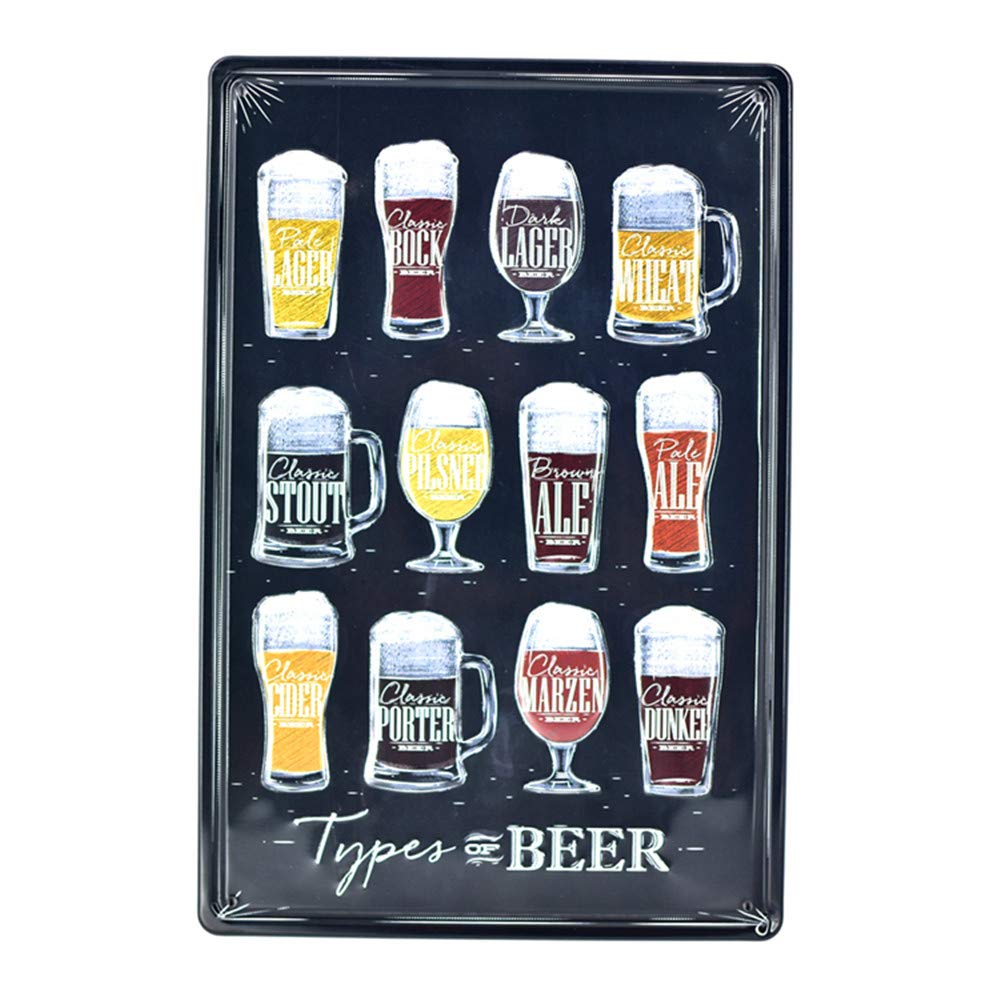 Is Wine And Beer Difference - Placa Decorativa Moderna para Pendurar com