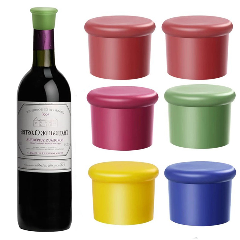Wine Beer Spirits - 1/5 pçs rolhas de vinho reutilizáveis