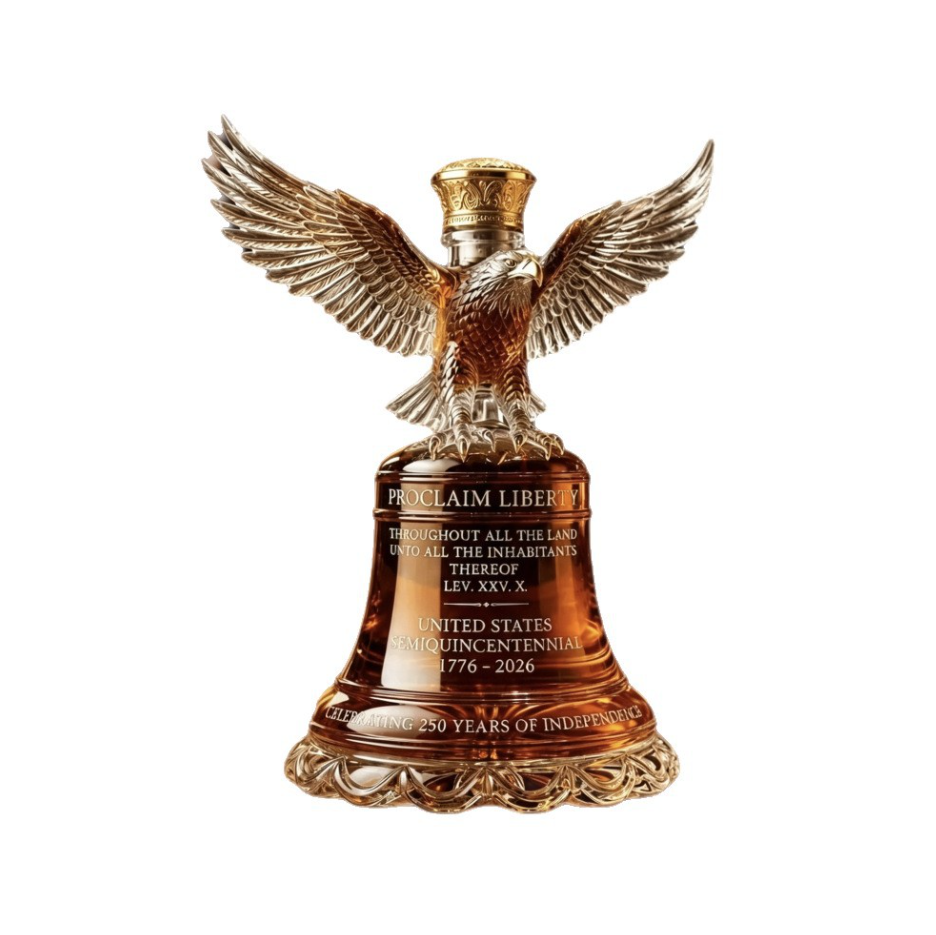 Wine Beer Spirits - Decantador de Cristal Liberty Bell Eagle