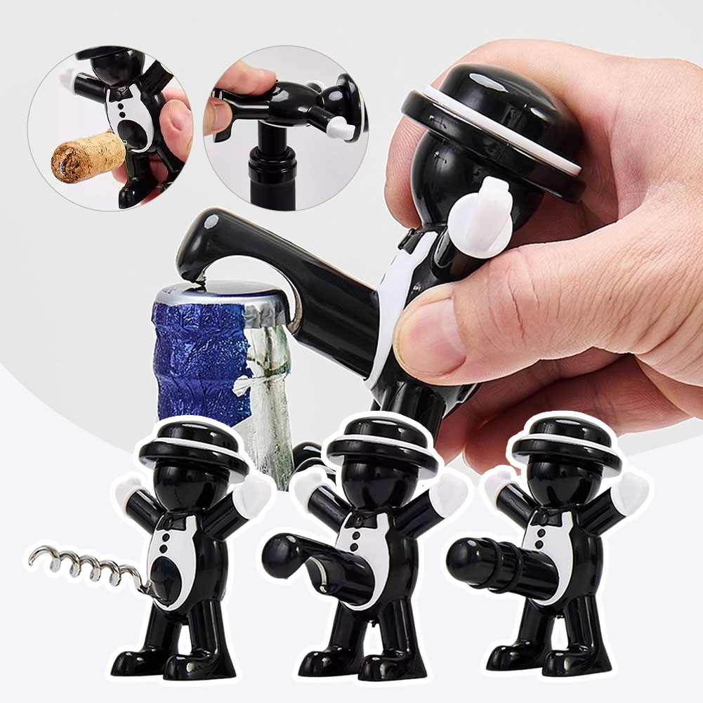Abridor de garrafas preto lega - Wine Beer Opener avaliação e preço