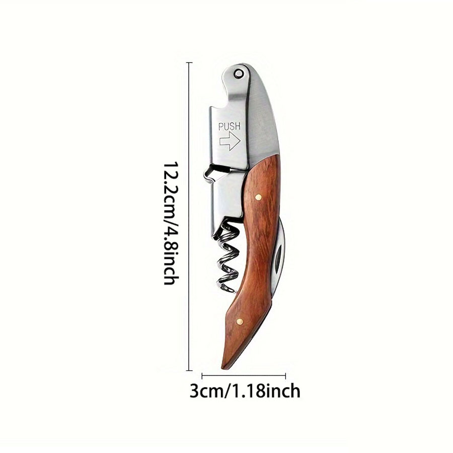 Abridor de vinho com cabo de m - Wine Beer Opener avaliação e preço