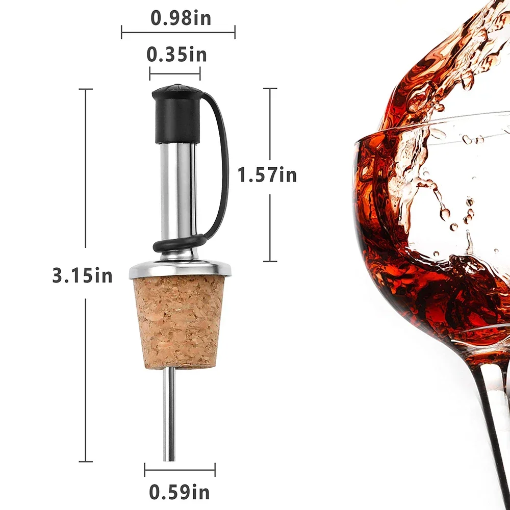 1pc vinho tinto cortiça pourer - Wine Beer Spirits avaliação e preço