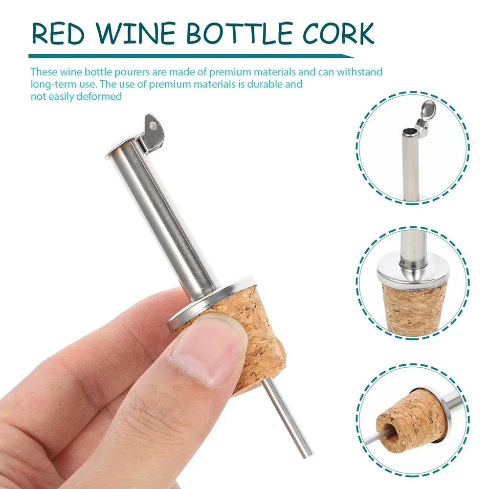 1pc vinho tinto cortiça pourer - Wine Beer Spirits avaliação e preço