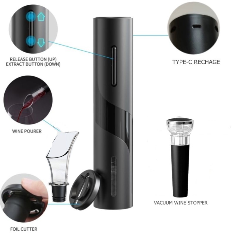 Recarregável multifuncional el - Wine Beer Opener avaliação e preço