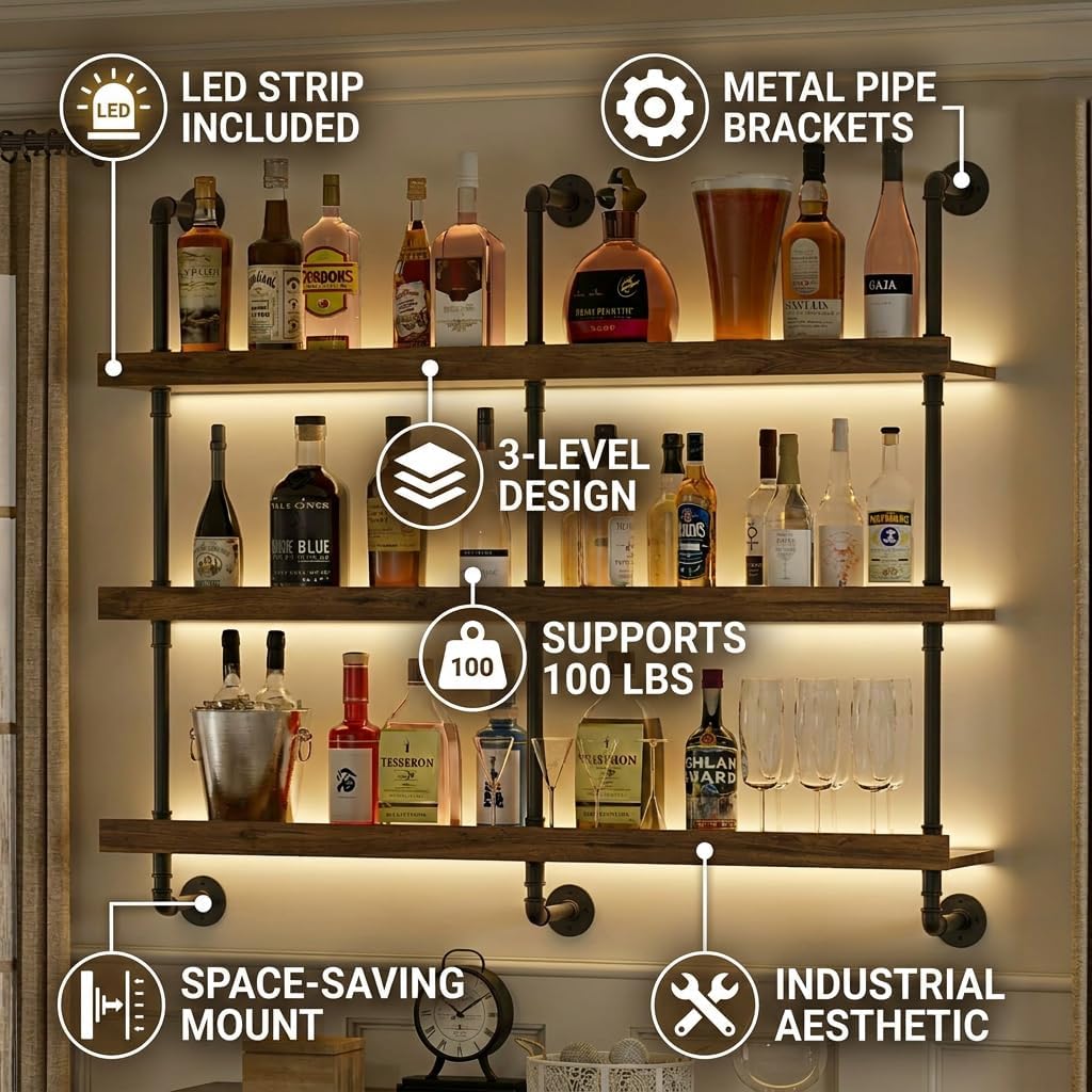 Suporte de parede para garrafa - Wine Beer Liquor avaliação e preço