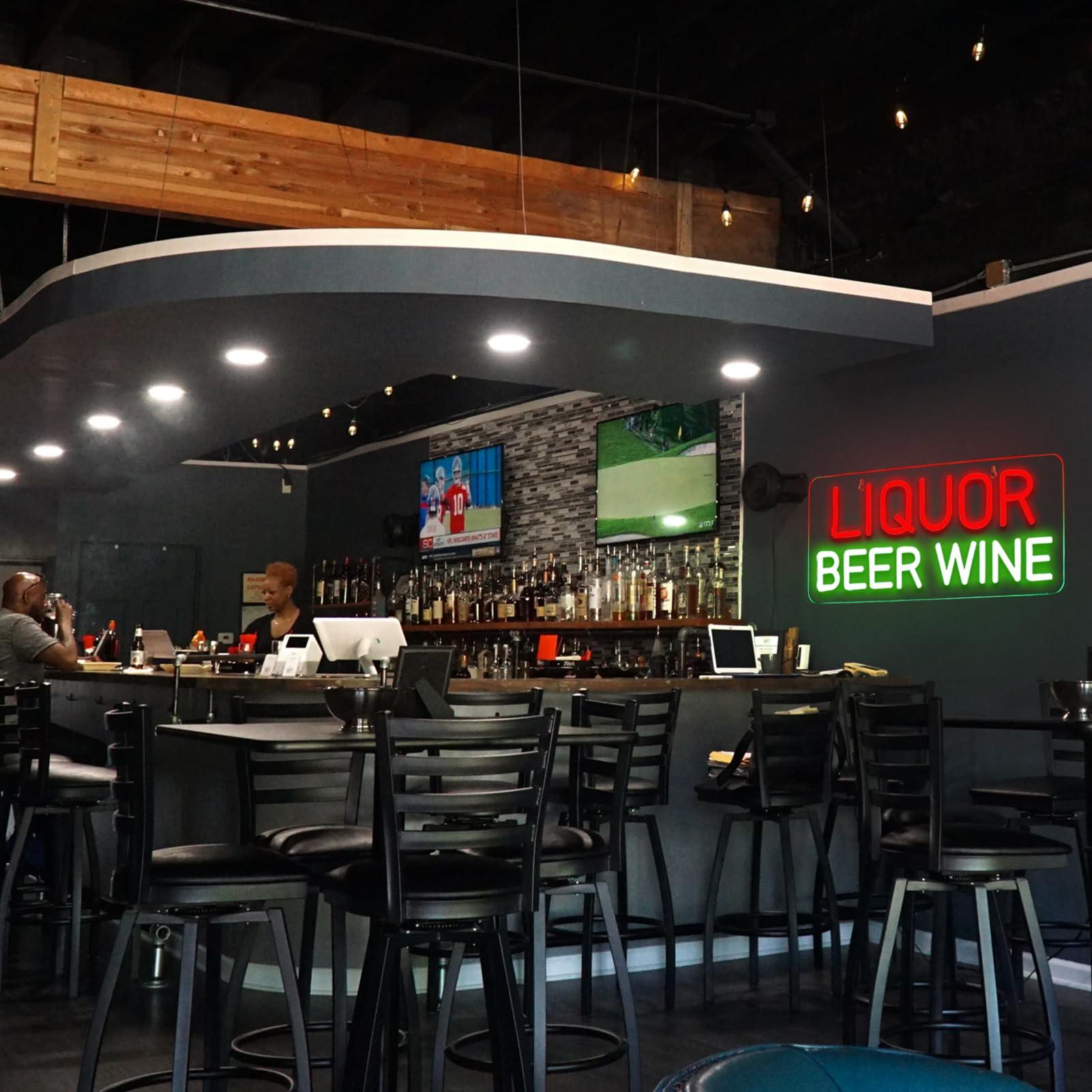 Letreiros Neon de Licor, Cerve - Wine In Beer Store avaliação e preço