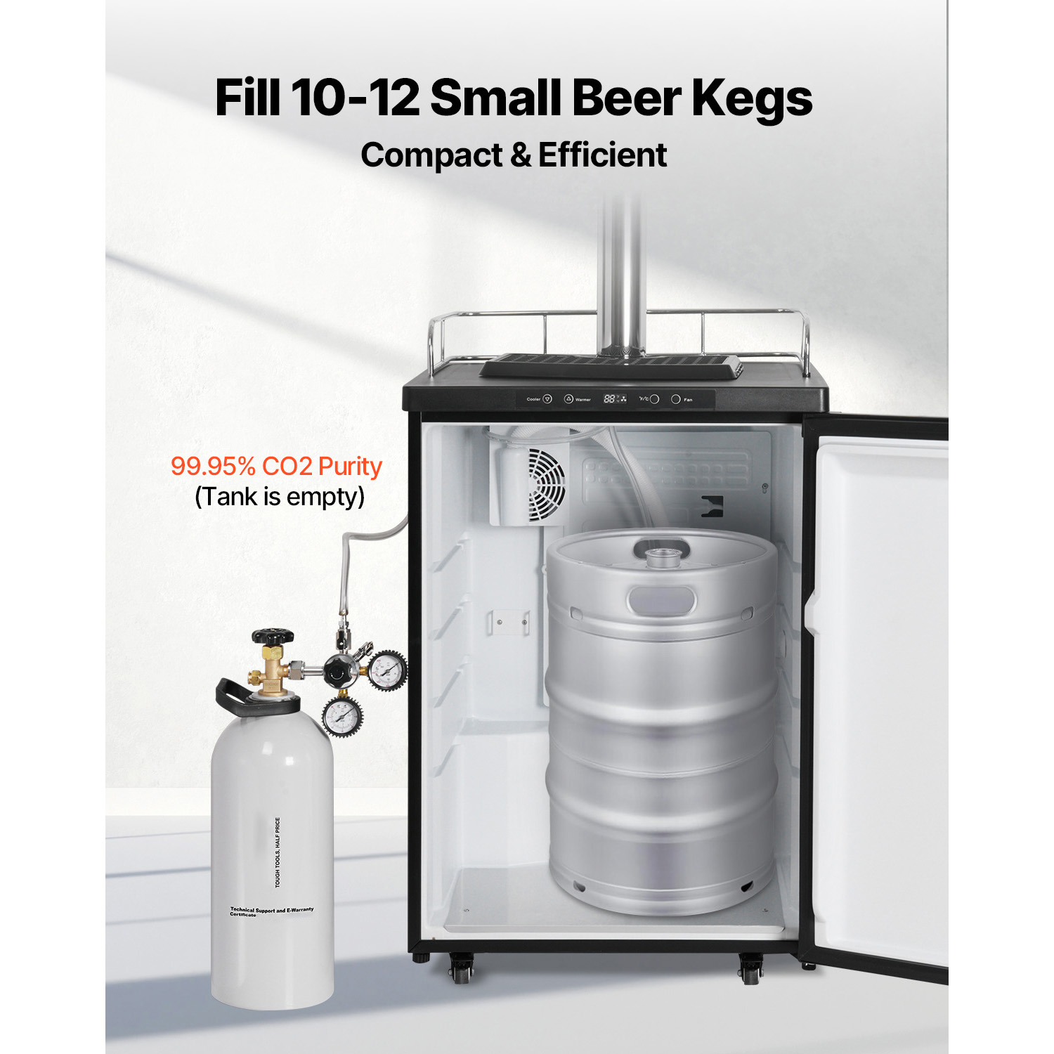 Tanque de CO2 SucceBuy 10 lbs  - Beer & Wine Grab avaliação e preço