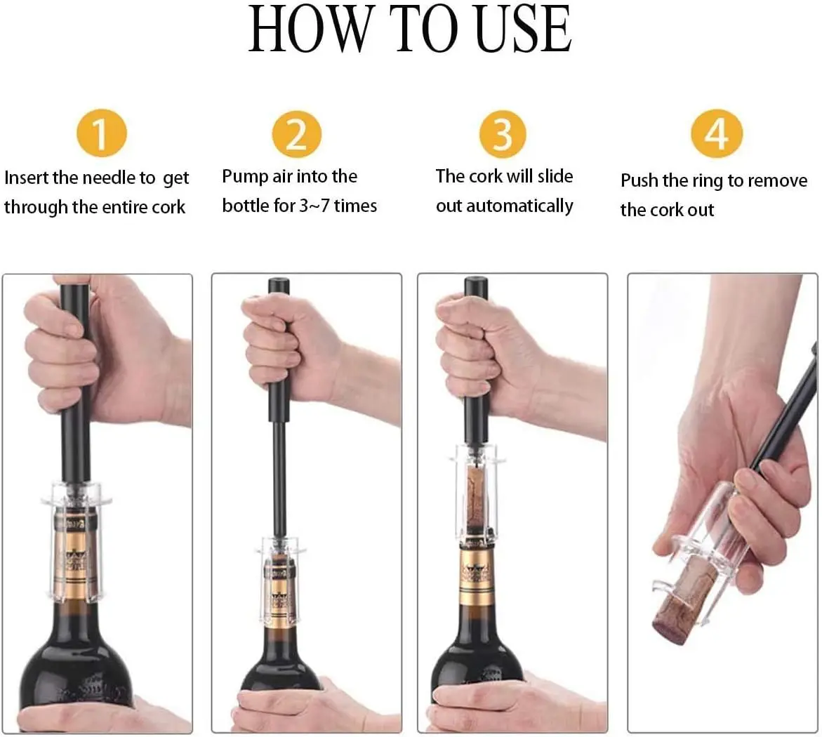 Bomba de ar abridor de garrafa - Wine Beer Opener avaliação e preço